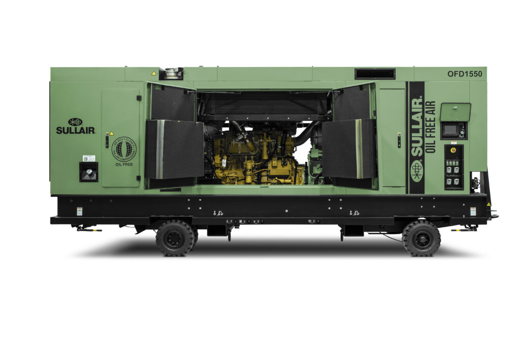 OFD Oil free compressor Open Doors